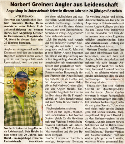 Zeitungsbericht Mai 2007